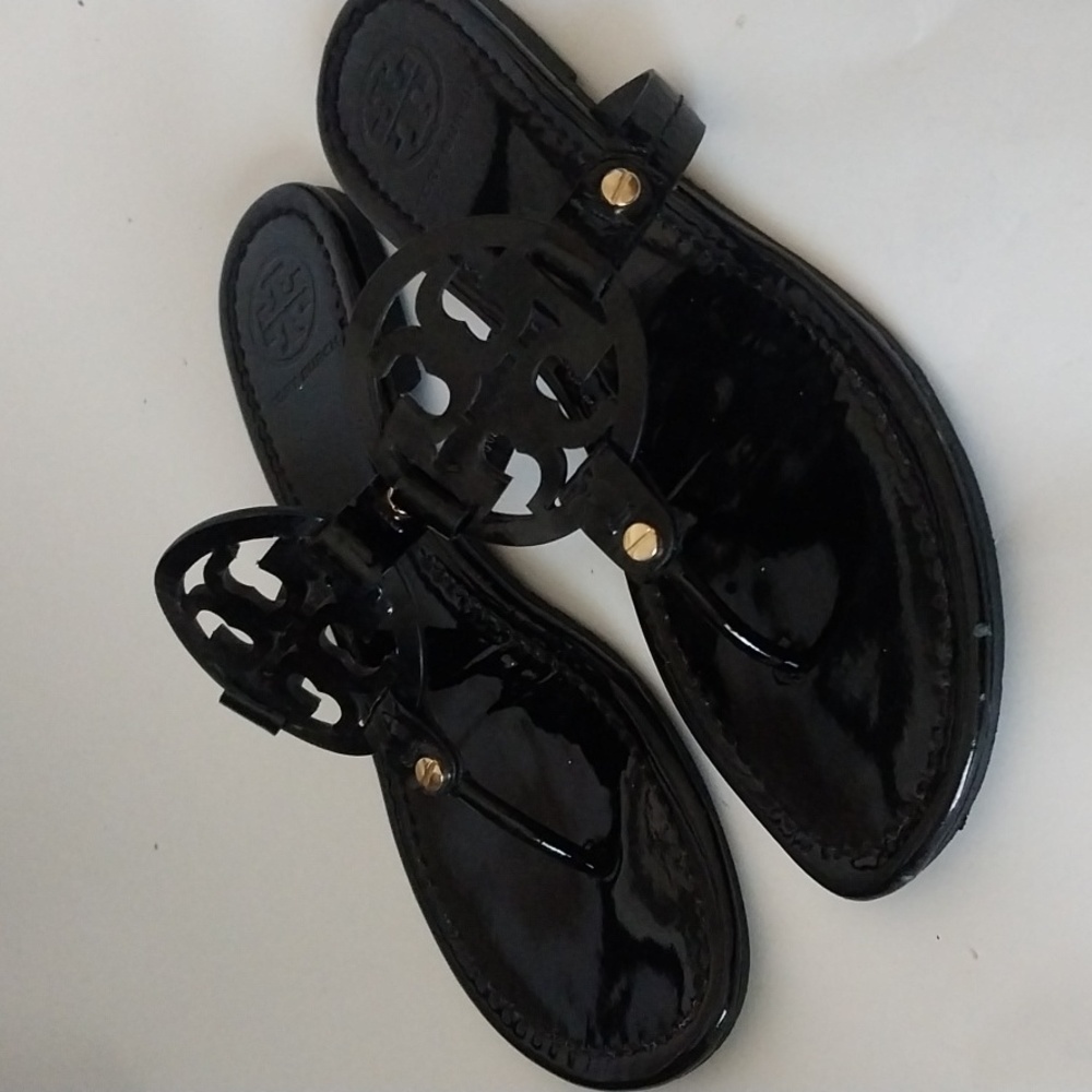 Tory Burch Miller Patent Leather Sandal 8.5